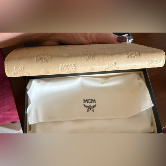 MCM Klara Monogram Wallet Wristlet - Picture 5 of 13